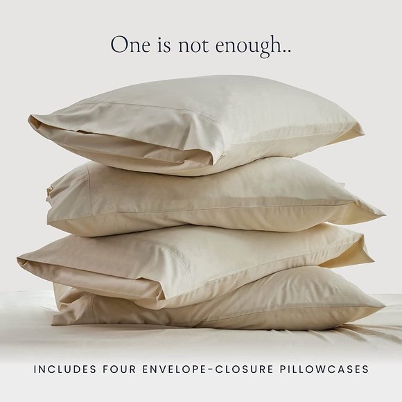 - New King Size Bed Sheets Set - 1800 TC Series 6 Piece Bedding Set - Picture 2 of 7